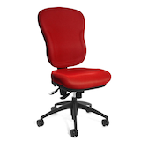 Artikelbild 1 für Topstar Bürostuhl Wellpoint 30 SY, 8060 BC1 Stoff rot, Gestell schwarz, Artikelnummer 612320