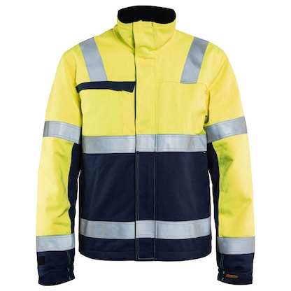 Artikelbild für BLAKLÄDER® unisex Warnjacke Winter 4069 gelb, marine Größe XS, Artikelnummer 723736