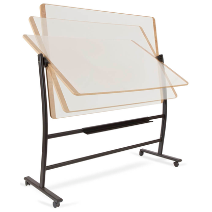 Artikelbild 2 für rocada mobiles Whiteboard Natural 150,0 x 100,0 cm weiß lackierter Stahl, Artikelnummer 930425