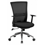 Artikelbild 1 für AMSTYLE Bürostuhl, SPM1.285 Stoff schwarz, Gestell schwarz, Artikelnummer 975925