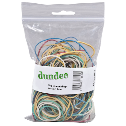 Artikelbild 2 für dundee Gummiringe farbsortiert 50,0 g, Artikelnummer 422513