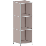 Artikelbild 1 für viasit Aktenregal System4 taupe 40,4 x 40,4 x 118,2 cm, 1 St., Artikelnummer 501682