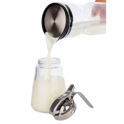 Artikelbild 4 für APS Zuckerstreuer bzw. Milchkännchen transparent/silber 0,3 l, 1 St., Artikelnummer 195416