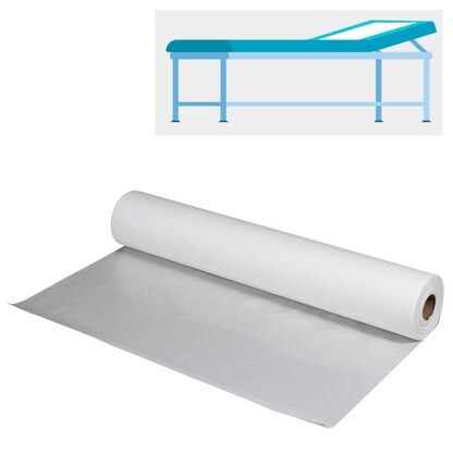 Artikelbild für Meditrade® Ärztekrepp ROLLICEL® 1-lagig weiß 59,0 cm x 50,0 m, 6 Rollen, Artikelnummer 566089