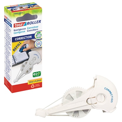 Artikelbild für tesa Nachfüllkassette für Korrekturroller 4,2 mm, 1 St., Artikelnummer 565200
