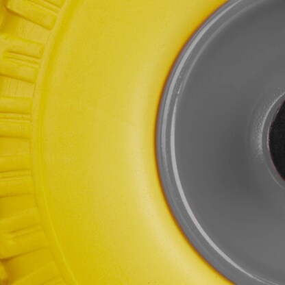 Artikelbild 3 für relaxdays Sackkarrenräder luftbereift gelb, grau Stahl Felgen, Achse 2,5 cm, Artikelnummer 452332