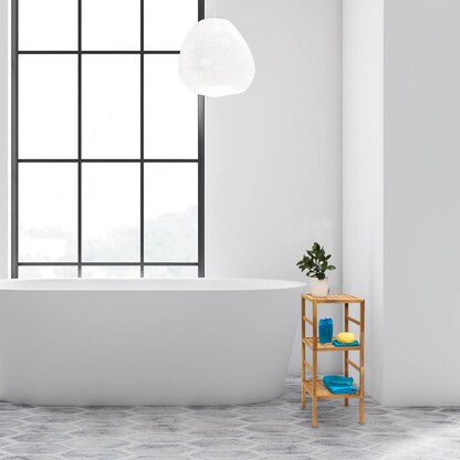 Artikelbild 5 für relaxdays Badregal braun 35,5 x 35,5 x 85,0 cm, Artikelnummer 448677