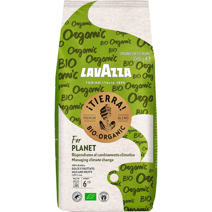 Artikelbild für LAVAZZA Tierra for Planet Bio-Kaffeebohnen, Arabicabohnen mild, 1000 g, Artikelnummer 125269
