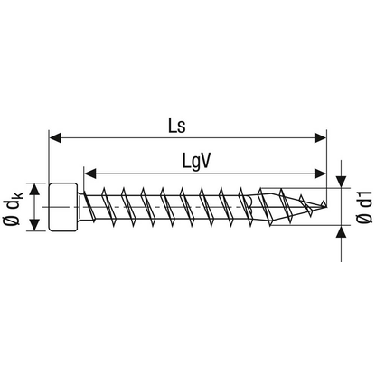 Artikelbild 5 für SPAX® Holzbauschrauben T30 Zylinderkopf WIROX 1211010601205 6 mm x 120 mm, 100 St., Artikelnummer 745129