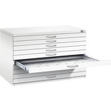 Artikelbild 1 für CP 7100 Planschrank verkehrsweiß 10 Schubladen 110,0 x 76,5 x 76,0 cm, 1 St., Artikelnummer 683033
