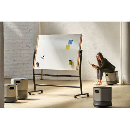 Artikelbild 4 für rocada mobiles Whiteboard Natural 150,0 x 100,0 cm weiß lackierter Stahl, Artikelnummer 930425