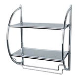 Artikelbild 1 für WENKO Wandregal silber 45,5 x 26,0 x 54,5 cm, 1 St., Artikelnummer 528880