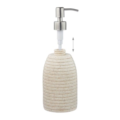 Artikelbild 4 für relaxdays Seifenspender 10031053_778 beige Polyresin 300,0 ml, 1 St., Artikelnummer 644561
