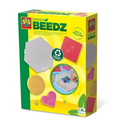 Artikelbild 3 für SES Creative® Bügelperlen Stiftplatten Set GREEN BEEDZ mehrfarbig, Artikelnummer 110567