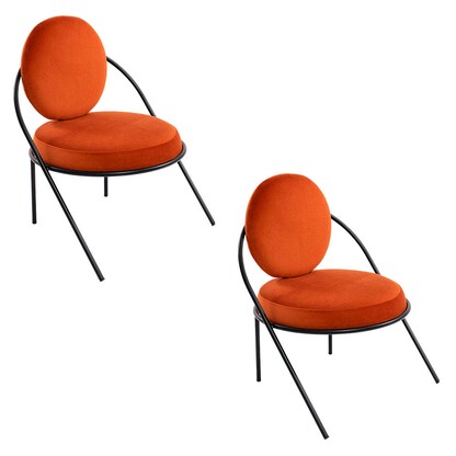 Artikelbild für meet powered by PAPERFLOW Sessel SATURNE rost schwarz Stoff 70,0 x 73,0 x 88,0 cm, 2 St., Artikelnummer 230647