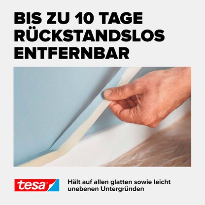 Artikelbild 2 für tesa CLASSIC Kreppband beige 50,0 mm x 50,0 m 1 Rolle, Artikelnummer 724037