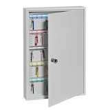 Artikelbild 1 für ISS Augsburg Schlüsselkasten lichtgrau mit 100 Haken, Zylinderschloss, 38,0 x 8,0 x 55,0 cm, 1 St., Artikelnummer 666479