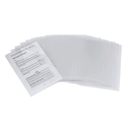 Artikelbild für bene Sichthüllen DIN A4 glasklar glatt 0,15 mm, 100 St., Artikelnummer 397554