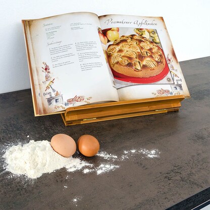 Artikelbild 4 für relaxdays Buchstütze braun 33,0 x 22,5 x 22,0 cm, 1 St., Artikelnummer 471522