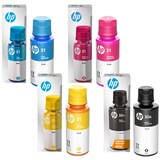 Artikelbild 1 für HP 32XL + 31(1VV24AE/1VU26AE/1VU27AE/1VU28AE) schwarz, cyan, magenta, gelb Tintenflaschen, 4er-Set, Artikelnummer 871027