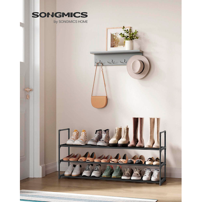 Artikelbild 3 für SONGMICS Schuhregal schwarz 116,0 x 30,0 x 55,0 cm, 1 St., Artikelnummer 261327