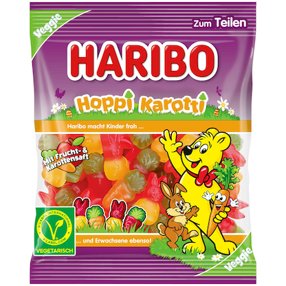 Artikelbild für HARIBO Hoppi Karotti Fruchtgummi 175,0 g, Artikelnummer 153316