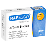 Artikelbild 1 für RAPESCO® Heftklammern 26/6, 1.000 St., Artikelnummer 710604