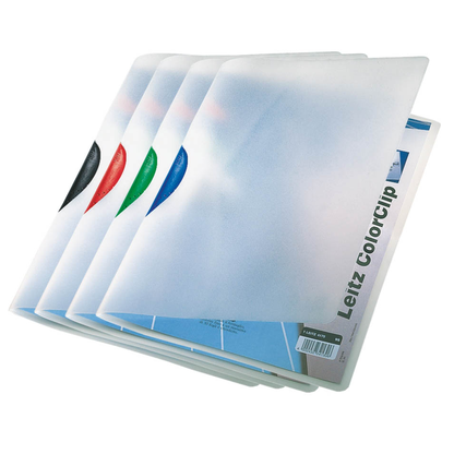 Artikelbild 2 für LEITZ Klemmhefter ColorClip 4175 transparent, 6 St., Artikelnummer 795708