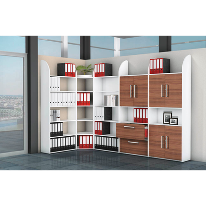 Artikelbild 4 für Kerkmann Aktenregal Dante weiß 80,0 x 32,5 x 190,0 cm, 1 St., Artikelnummer 658872