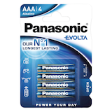 Artikelbild 1 für Panasonic Batterie evolta Alkali-Mangan Micro AAA 1,5 V, 4 St., Artikelnummer 579230