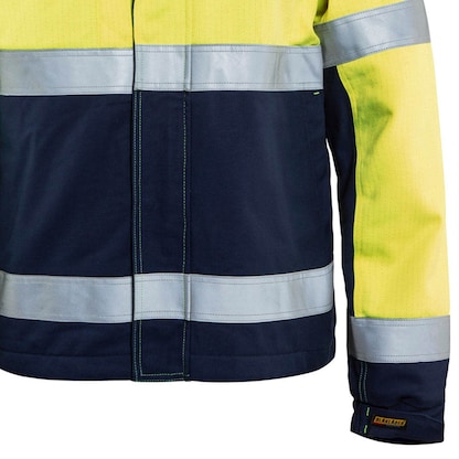 Artikelbild 6 für BLAKLÄDER® unisex Warnjacke Winter 4069 gelb, marine Größe XS, Artikelnummer 723736