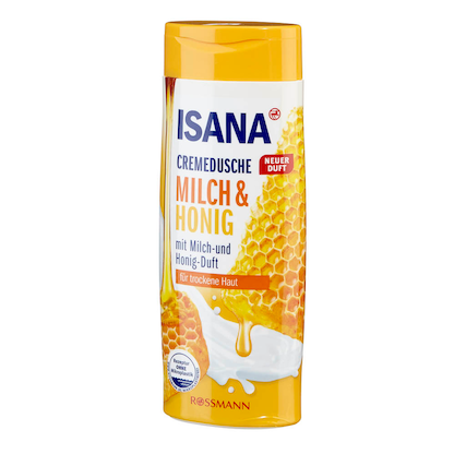 Artikelbild 5 für ISANA MILCH & HONIG Duschgel 300 ml, Artikelnummer 213337