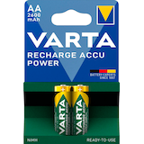 Artikelbild 1 für VARTA Akkus RECHARGE ACCU Power Ni-MH Mignon AA 2.600 mAh, 2 St., Artikelnummer 808188