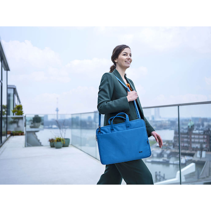 Artikelbild 10 für Trust Laptoptasche Bologna Slim Kunstfaser blau 24448 bis 40,6 cm (16 Zoll), Artikelnummer 975443