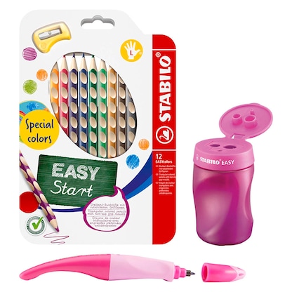 Artikelbild für AKTION: STABILO 1. Klasse Schreib-Set Linkshänder Mädchen rosa, Artikelnummer 686327