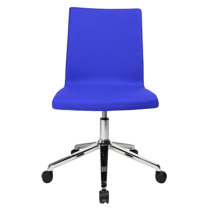 Artikelbild 2 für Topstar Besucherstuhl Cube EA390 L56 blau Stoff, 1 St., Artikelnummer 548479