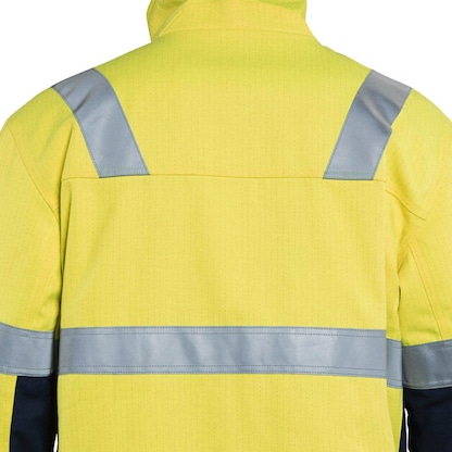 Artikelbild 7 für BLAKLÄDER® unisex Warnjacke Winter 4069 gelb, marine Größe XS, Artikelnummer 723736