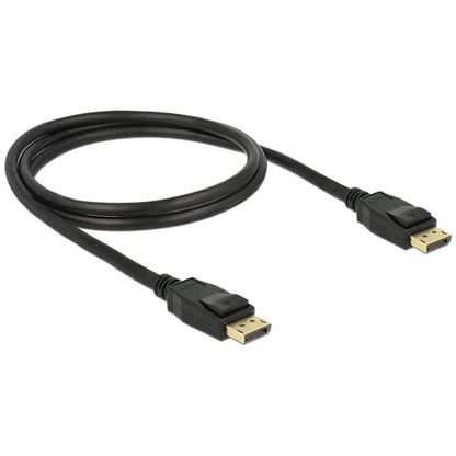 Artikelbild 2 für DeLOCK DisplayPort 1.2 Kabel 4K 60 Hz 1,0 m schwarz, 1 St., Artikelnummer 894802