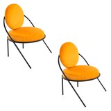 Artikelbild 1 für meet powered by PAPERFLOW Sessel SATURNE safran schwarz Stoff 70,0 x 73,0 x 88,0 cm, 2 St., Artikelnummer 230746