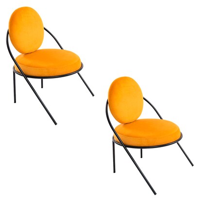 Artikelbild für meet powered by PAPERFLOW Sessel SATURNE safran schwarz Stoff 70,0 x 73,0 x 88,0 cm, 2 St., Artikelnummer 230746