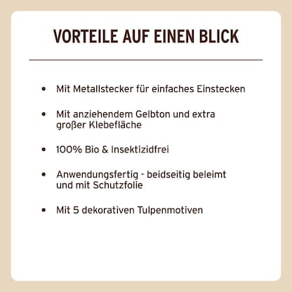 Artikelbild 6 für SUBSTRAL® Naturen® Fruchtfliegenfalle Gelbsticker Bio gelb, 1 St., Artikelnummer 368359