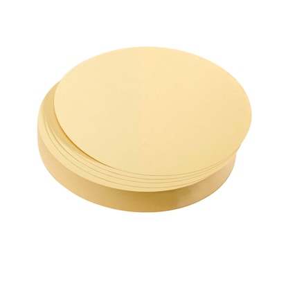 Artikelbild für FRANKEN Moderationskarten gelb Ø 19,5 cm, 500 St., Artikelnummer 670279
