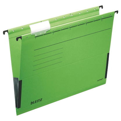 Artikelbild für LEITZ Hängetaschen ALPHA® 1986 grün, 5 St., Artikelnummer 322331