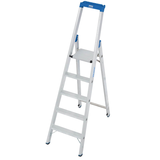 Artikelbild 1 für KRAUSE Stehleiter einseitig STABILO silber 5 Stufen, H: 200,0 cm, Artikelnummer 568998