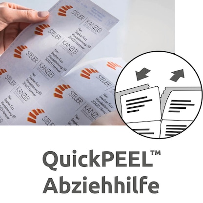 Artikelbild 6 für AVERY Zweckform Adressetiketten L7160-40 weiß 63,5 x 38,1 mm, 40 Blatt, Artikelnummer 479493