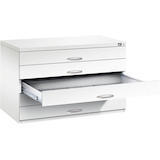 Artikelbild 1 für CP 7100 Planschrank verkehrsweiß 5 Schubladen 110,0 x 76,5 x 76,0 cm, 1 St., Artikelnummer 683370