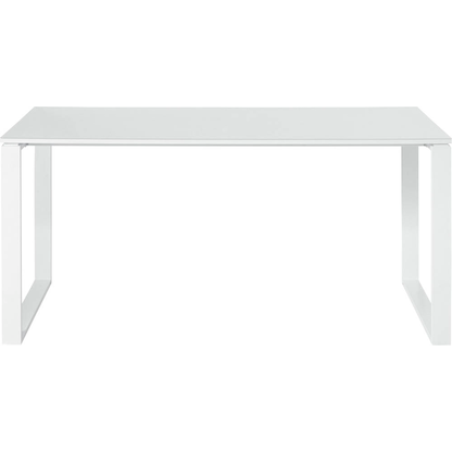Artikelbild für GERMANIA Monteria Schreibtisch weiß rechteckig, Kufen-Gestell weiß 160,0 x 80,0 cm, Artikelnummer 121414