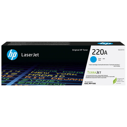 Artikelbild 2 für HP 220A (W2201A) cyan Tonerkartusche, Artikelnummer 931636