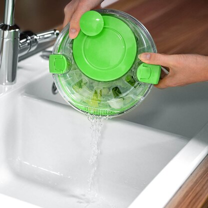 Artikelbild 5 für Genius Salatschleuder grün 4-tlg., 1 Set, Artikelnummer 895553