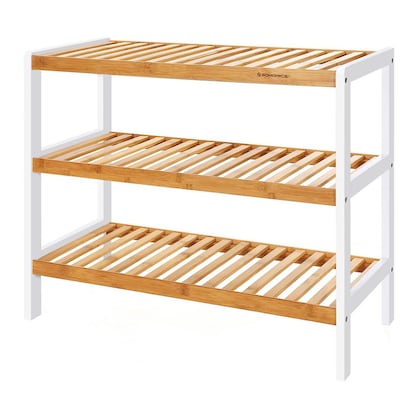 Artikelbild 3 für SONGMICS Schuhregal weiß, natur 70,0 x 26,0 x 55,0 cm, 1 St., Artikelnummer 262166